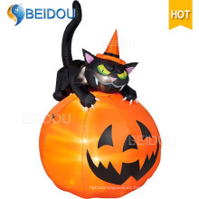 Inflables Halloween Decoraciones Esqueleto Inflable Halloween Negro Gato